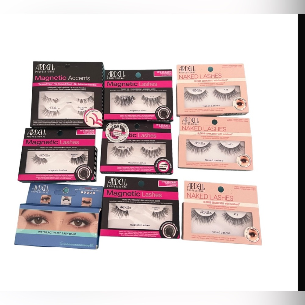 Ardell Profesional Magnetic False Eyelashes Set Of 9 Boxes NEW
